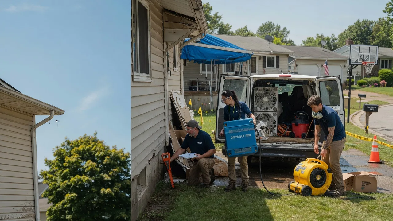 Ceiling Leak Cleanup in Bear Lake, MI near me