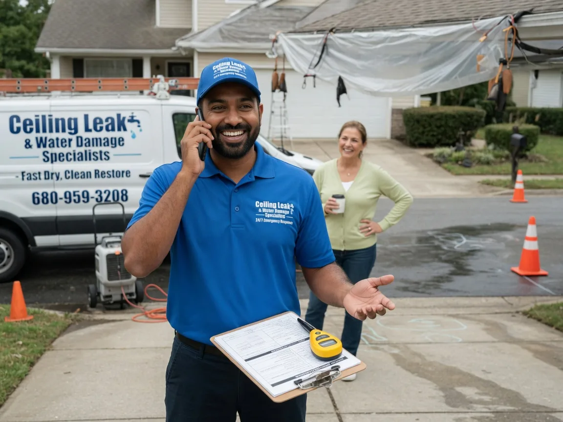 Ceiling Leak Cleanup Bear Lake, MI FAQs